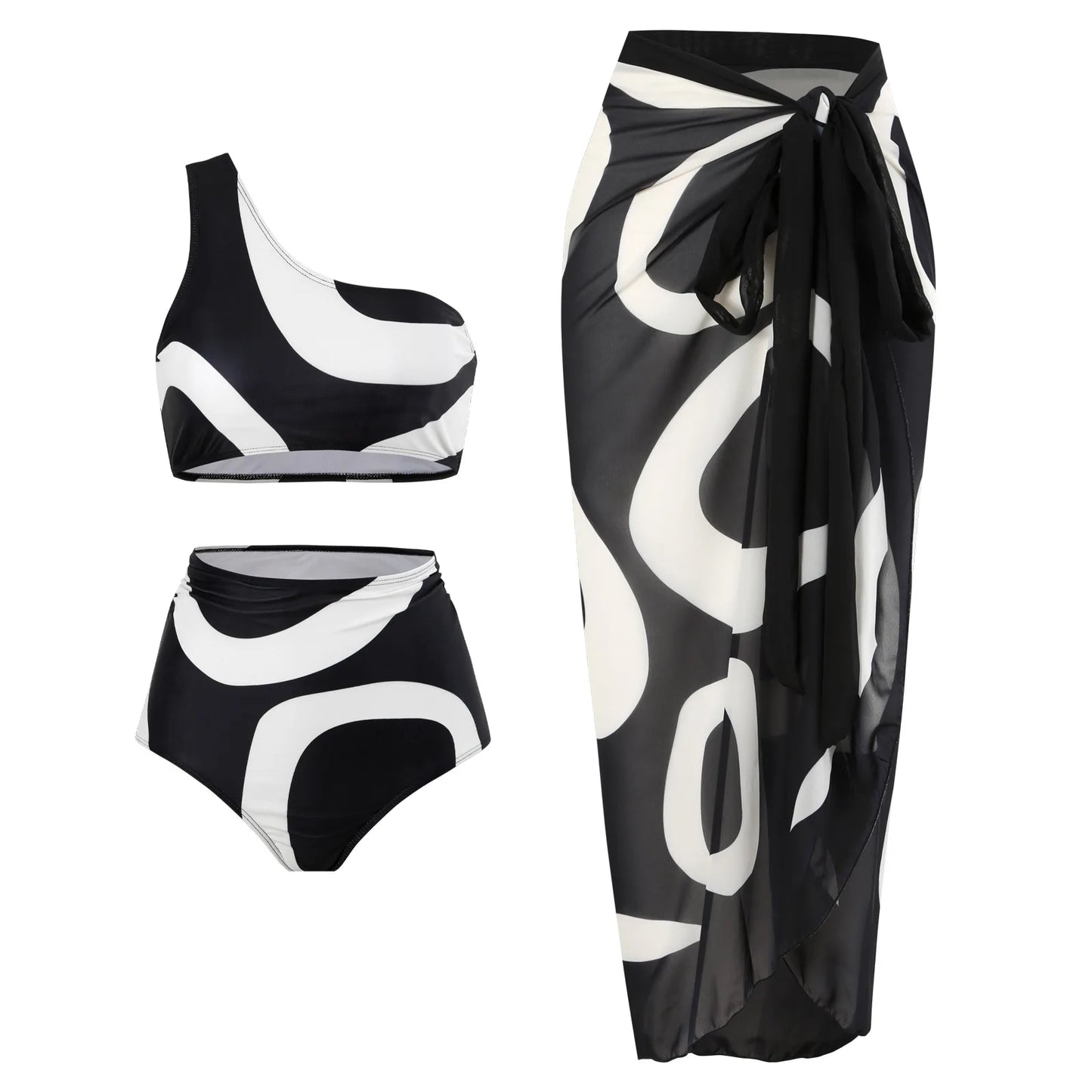 2024 New 2-Piece Women Bikini Set Push Up Floral Printed Ruffle Bikinis Strappy Bandage Swimwear Brazilian Biquini Bathing Suit